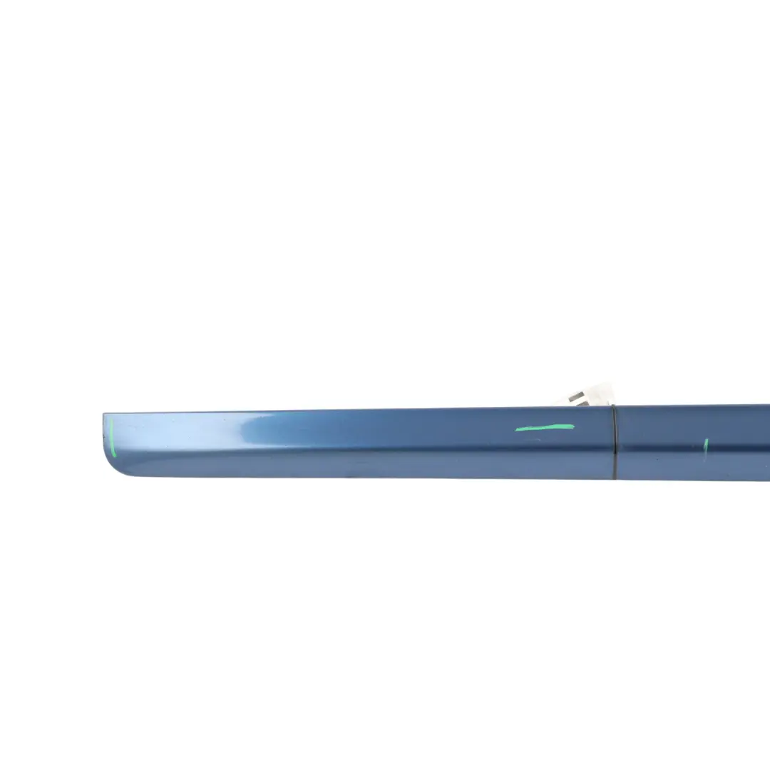 Front Door Moulding Trim Strip Left N/S Mauritiusblau Perleffekt-Z5C to Audi A4 B7 with Part number 8E0853959C Audi A4 B7 Front Door Moulding Trim Strip Left N/S Mauritiusblau Perleffekt-Z5C - SKU 8E0853959C-MAU - Part number 8E0853959C