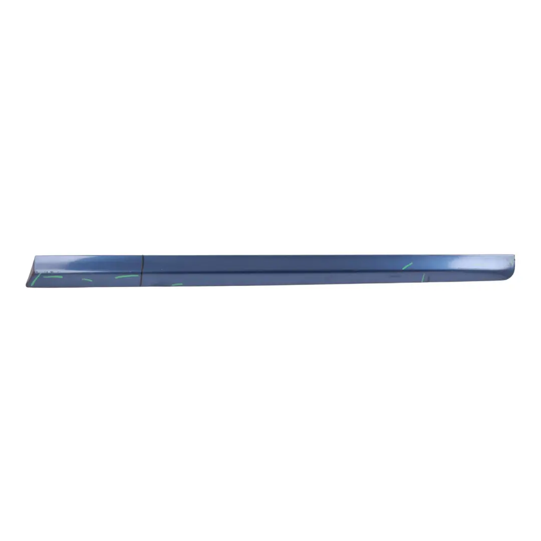 Door Trim Moulding Front Right O/S Mauritiusblau Perleffekt - Z5C to Audi A4 B7 with Part number 8E0853960C Audi A4 B7 Door Trim Moulding Front Right O/S Mauritiusblau Perleffekt - Z5C - SKU 8E0853960C-MAU - Part number 8E0853960C