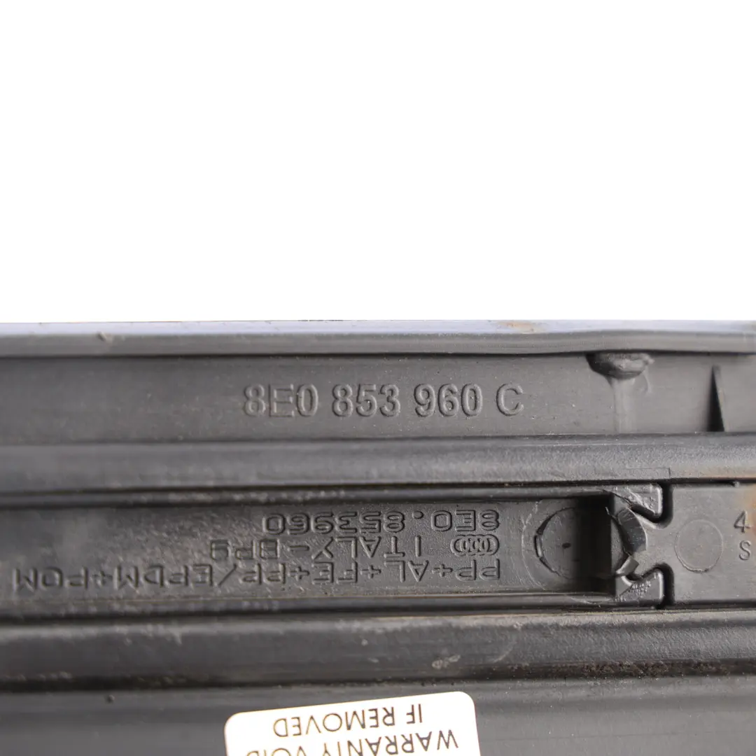 Audi A4 B7 Door Trim Moulding Front Right O/S Mauritiusblau Perleffekt - Z5C - SKU 8E0853960C-MAU - Part number 8E0853960C