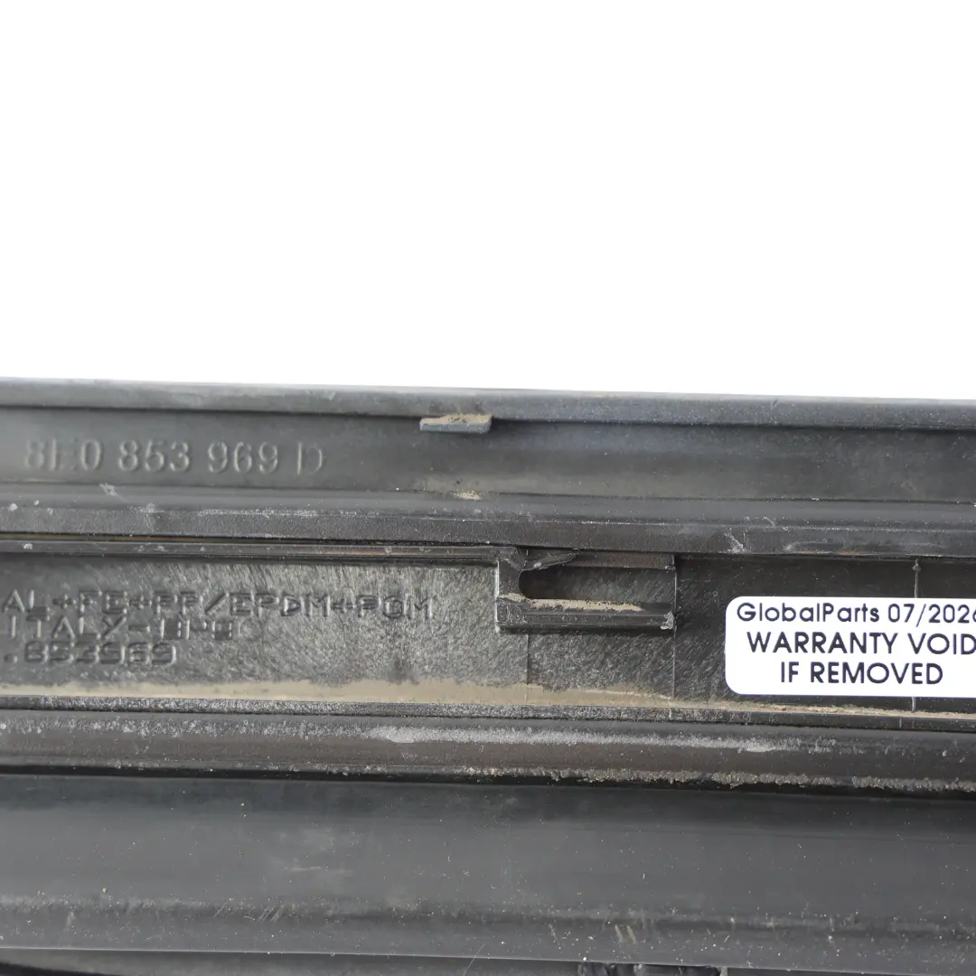 Audi A4 B7 Modanatura Porta Posteriore Sinistra Blu Mauritius Z5C - SKU 8E0853969D-MAU - Numero di parte 8E0853969D