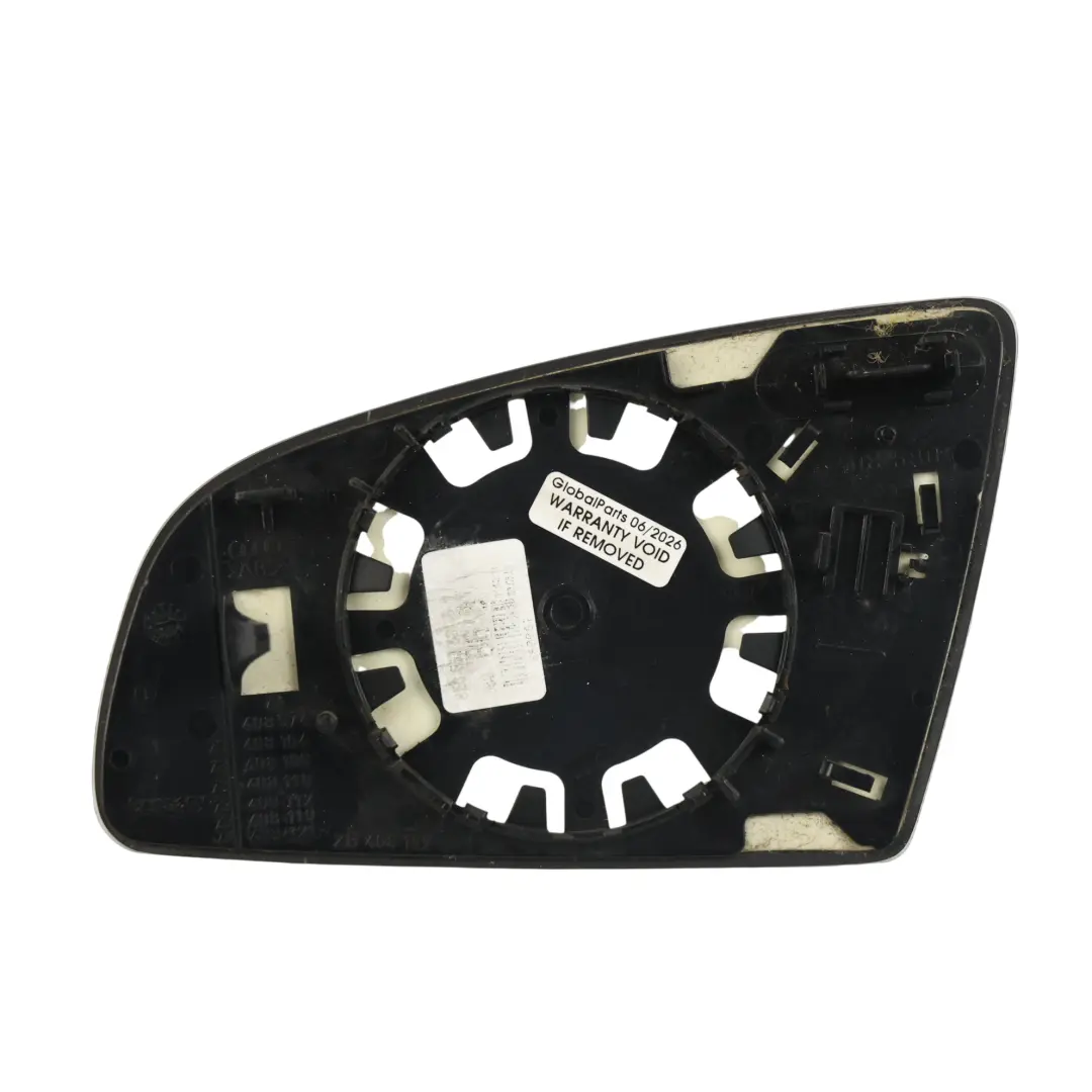 Side View Wing Mirror Glass Insert Right O/S to Audi A3 8P A4 B7 A6 C6 with Part number 8E0857536E Audi A3 8P A4 B7 A6 C6 Side View Wing Mirror Glass Insert Right O/S - SKU 8E0857536E-1 - Part number 8E0857536E