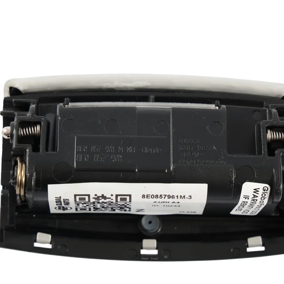 3R Console Centrale Cendrier Insert Arrière pour Audi A4 B7 Exeo à propos du numéro de pièce 8E0857961M Audi A4 B7 Exeo 3R Console Centrale Cendrier Insert Arrière - SKU 8E0857961M-3 - Numéro de pièce 8E0857961M