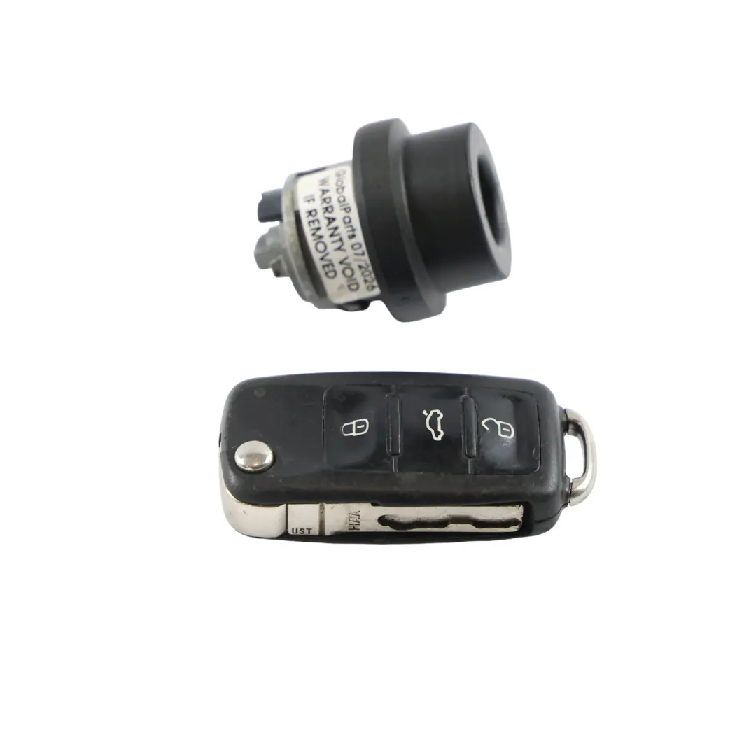VW Volkswagen Caddy 2K Ignition Lock Cylinder Switch With Key - SKU 8E0905855C-3 - Part number 8E0905855C