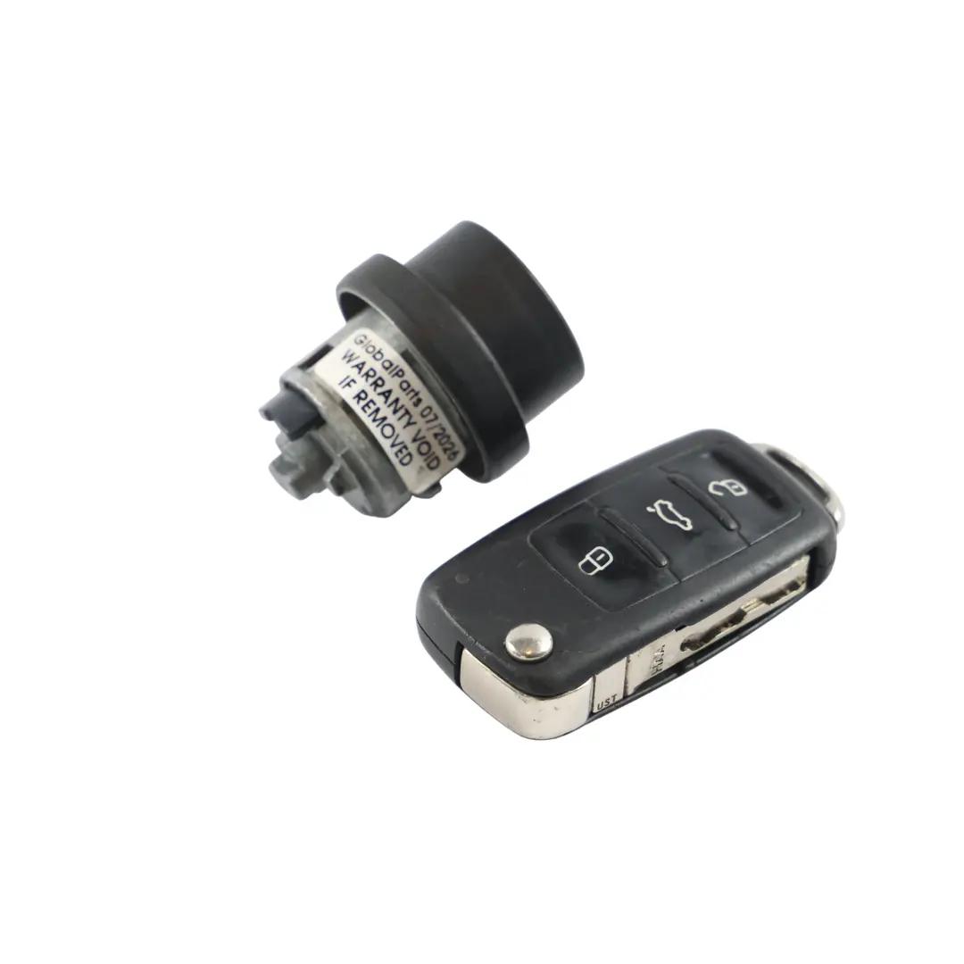 VW Volkswagen Caddy 2K Ignition Lock Cylinder Switch With Key - SKU 8E0905855C-3 - Part number 8E0905855C