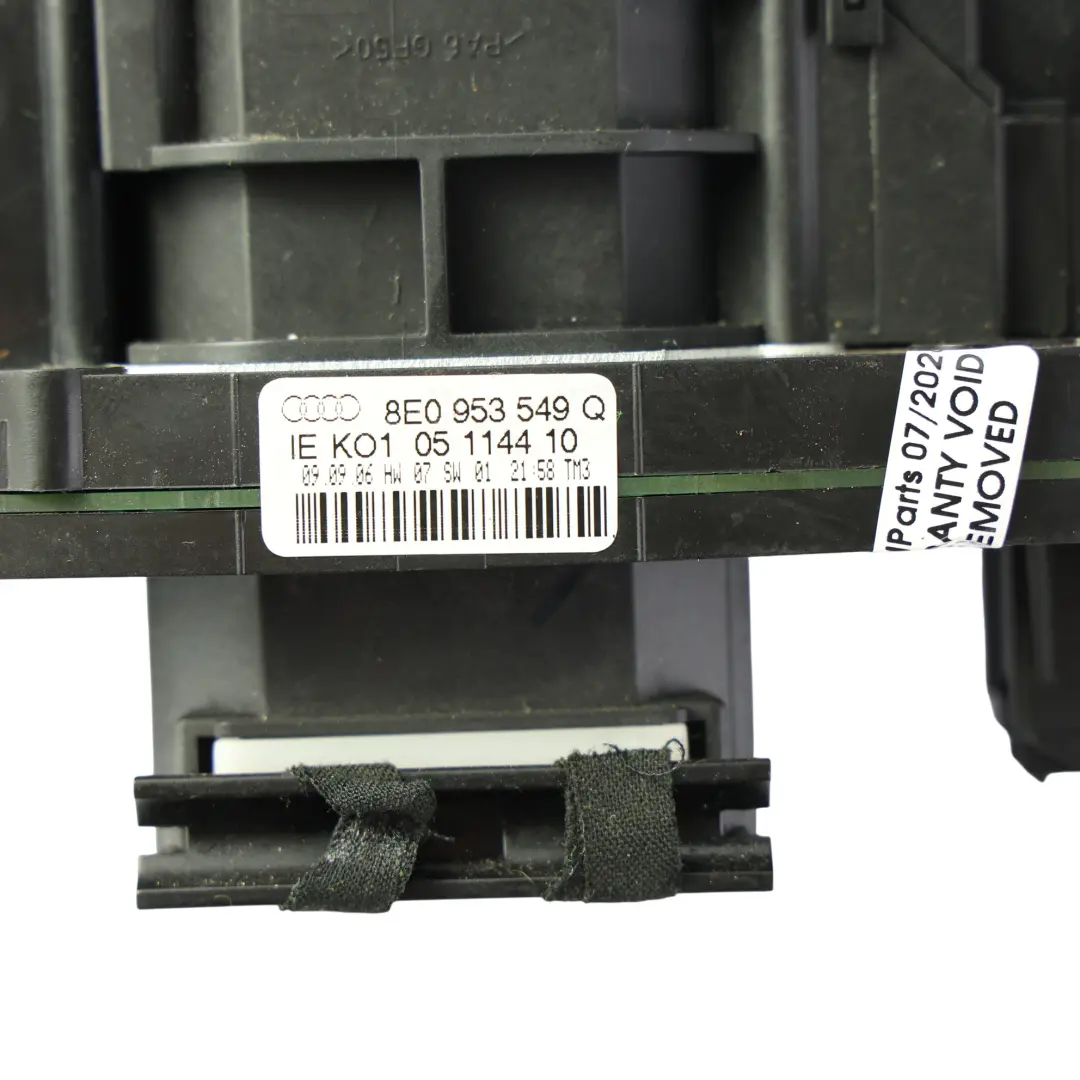 Audi A4 B7 Commutateur Colonne Direction Essuie-Glace Témoin - SKU 8E0953549Q-4 - Numéro de pièce 8E0953549Q