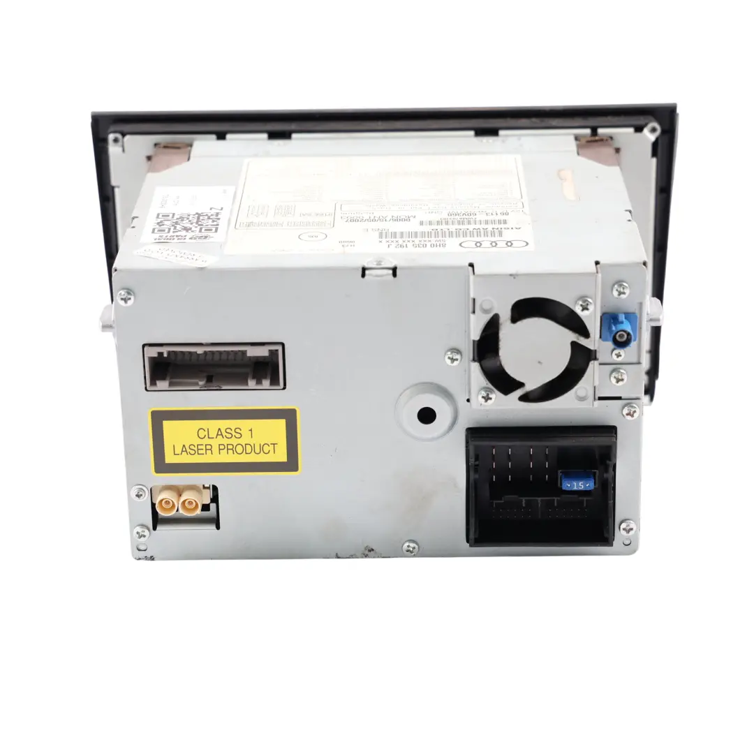 Descapotable Radio CD Navegador Unidad Principal para Audi A4 B7 con número de pieza 8H0035192J Audi A4 B7 Descapotable Radio CD Navegador Unidad Principal - SKU 8H0035192J - Número de pieza 8H0035192J