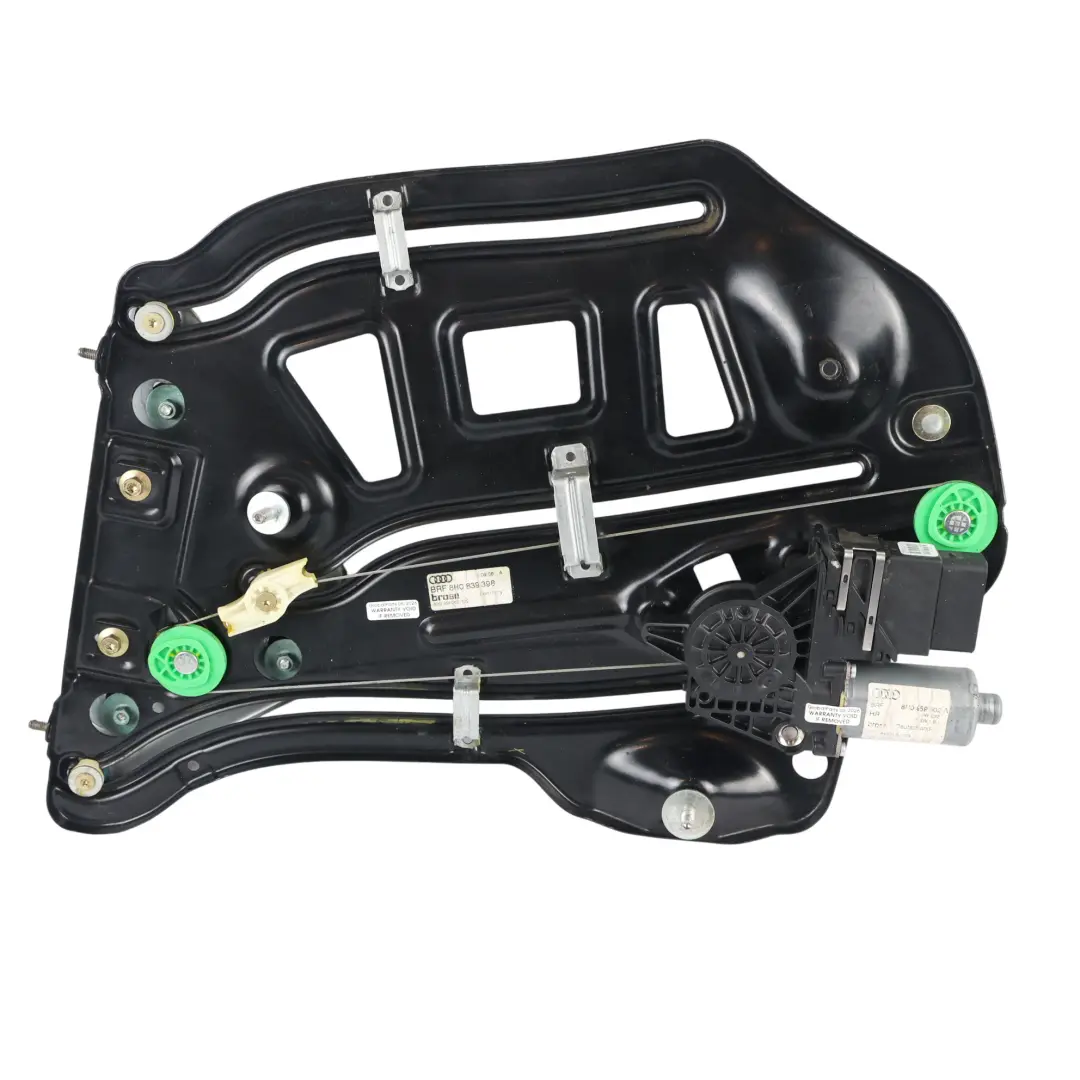 Window Lifter Regulator Mechanism Right O/S to Audi A4 B7 Cabrio Rear with Part number 8H0839398 Audi A4 B7 Cabrio Rear Window Lifter Regulator Mechanism Right O/S - SKU 8H0839398-1 - Part number 8H0839398