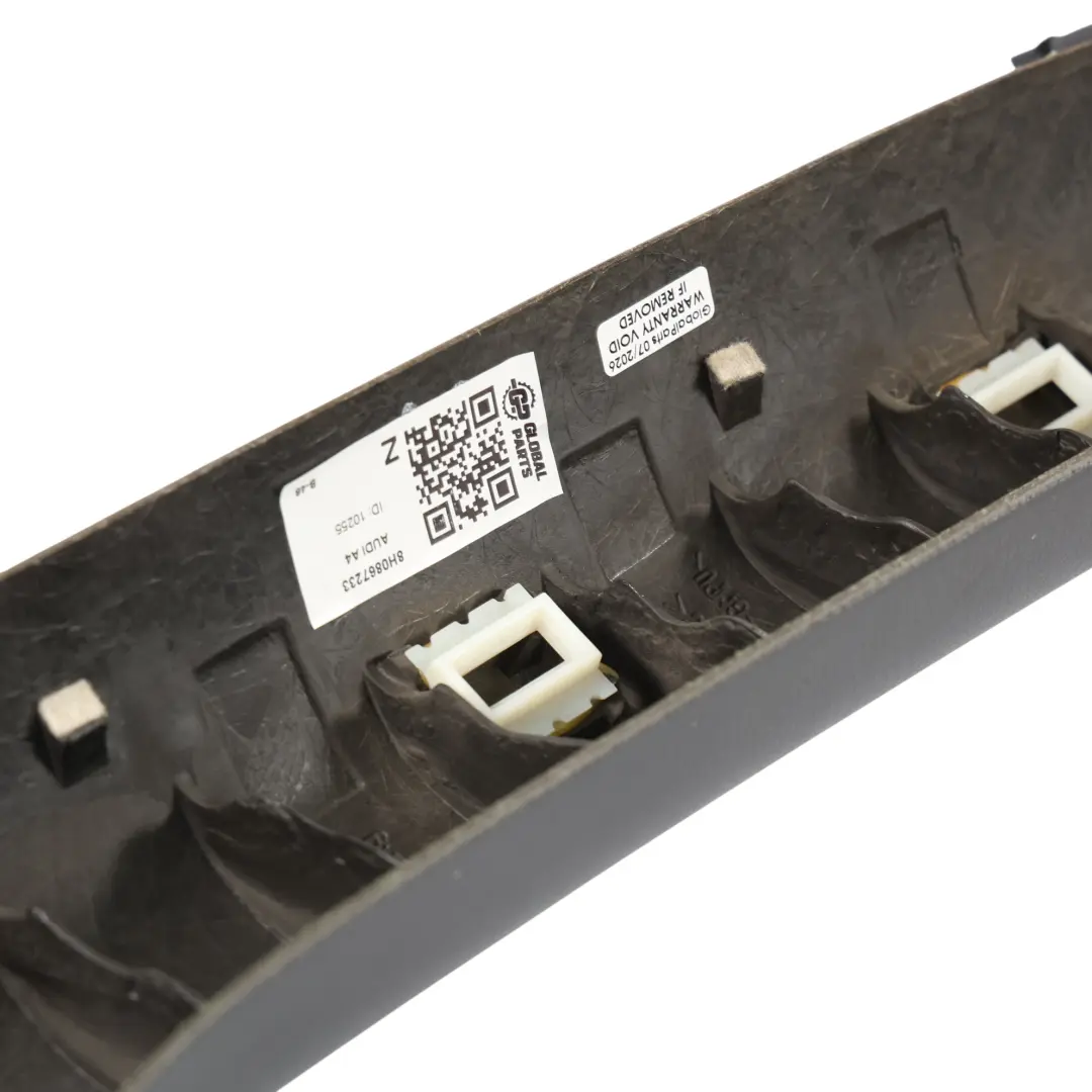 Vorne A-Säule Verkleidung Leiste Schwarz Links für Audi A4 B7 Cabriolet mit Teilenummer 8H0867233 Audi A4 B7 Cabriolet Vorne A-Säule Verkleidung Leiste Schwarz Links - SKU 8H0867233 - Teilenummer 8H0867233