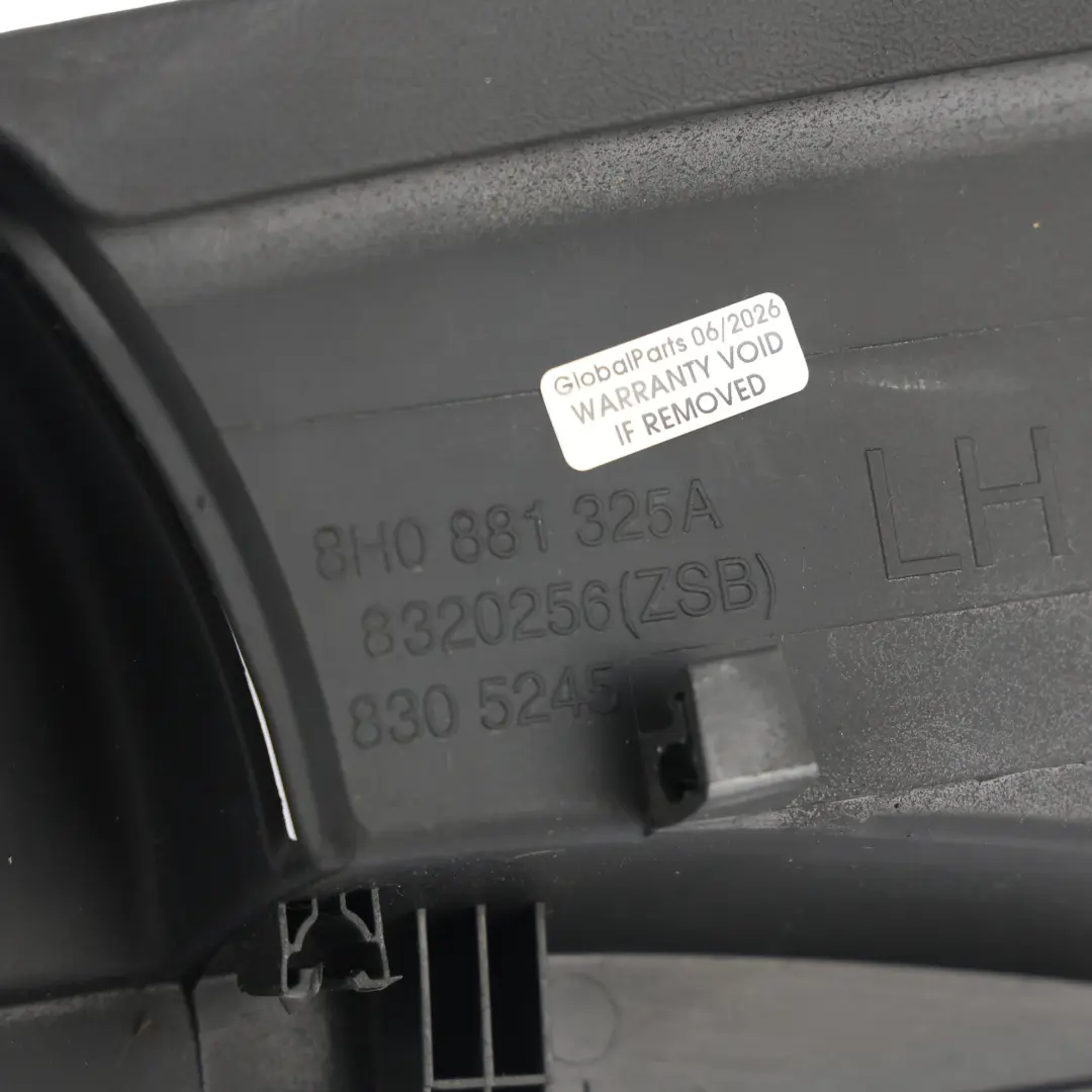 Sitz Verkleidung Abdeckung Panel Vorne Links Seele Schwarz für Audi A4 B7 mit Teilenummer 8H0881325A Audi A4 B7 Sitz Verkleidung Abdeckung Panel Vorne Links Seele Schwarz - SKU 8H0881325A - Teilenummer 8H0881325A