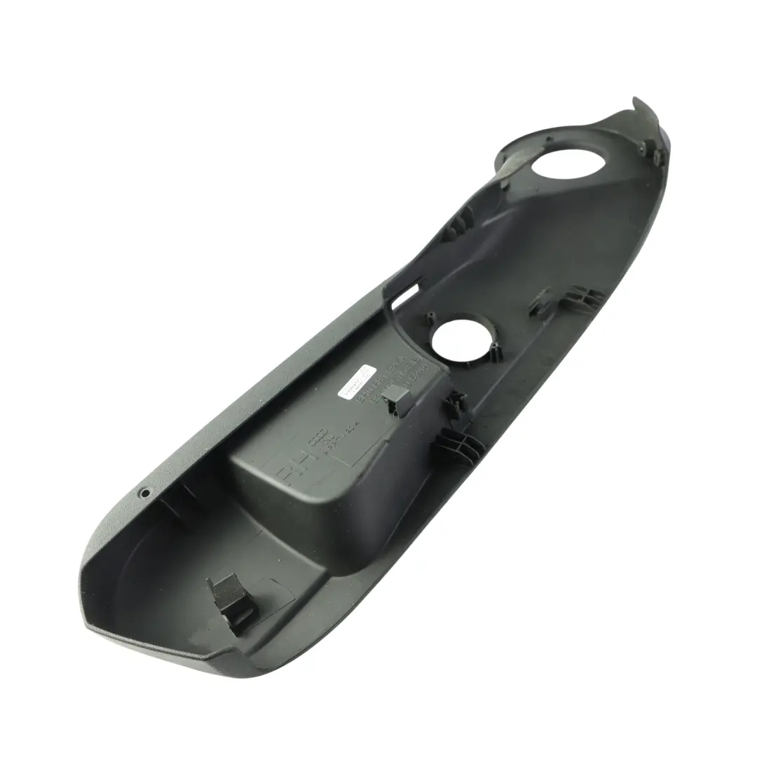 Front Seat Cover Panel Trim Surround Right Black to Audi A4 B7 with Part number 8H0881326A Audi A4 B7 Front Seat Cover Panel Trim Surround Right Black - SKU 8H0881326A - Part number 8H0881326A