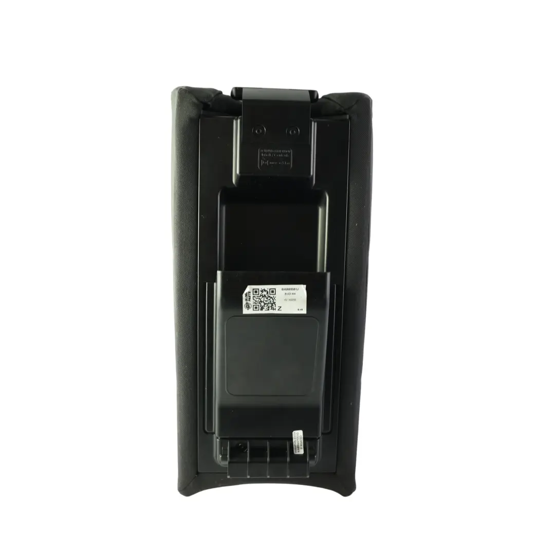 Centre Armrest Cover Black Leather to Audi A4 S4 B7 Cabrio Rear Seat with Part number 8H0885081J Audi A4 S4 B7 Cabrio Rear Seat Centre Armrest Cover Black Leather - SKU 8H0885081J - Part number 8H0885081J
