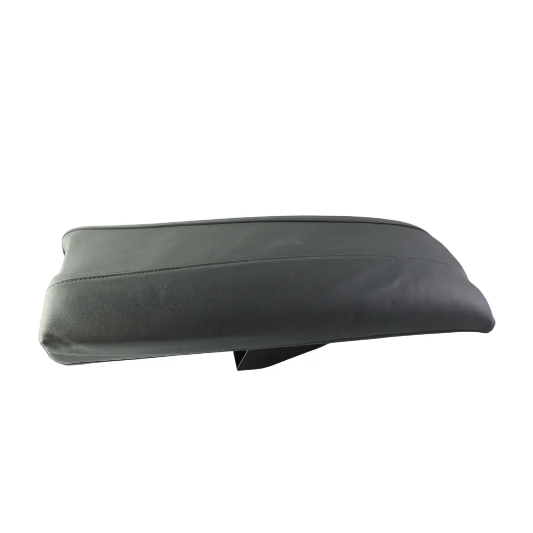 Audi A4 S4 B7 Cabrio Rear Seat Centre Armrest Cover Black Leather - SKU 8H0885081J - Part number 8H0885081J