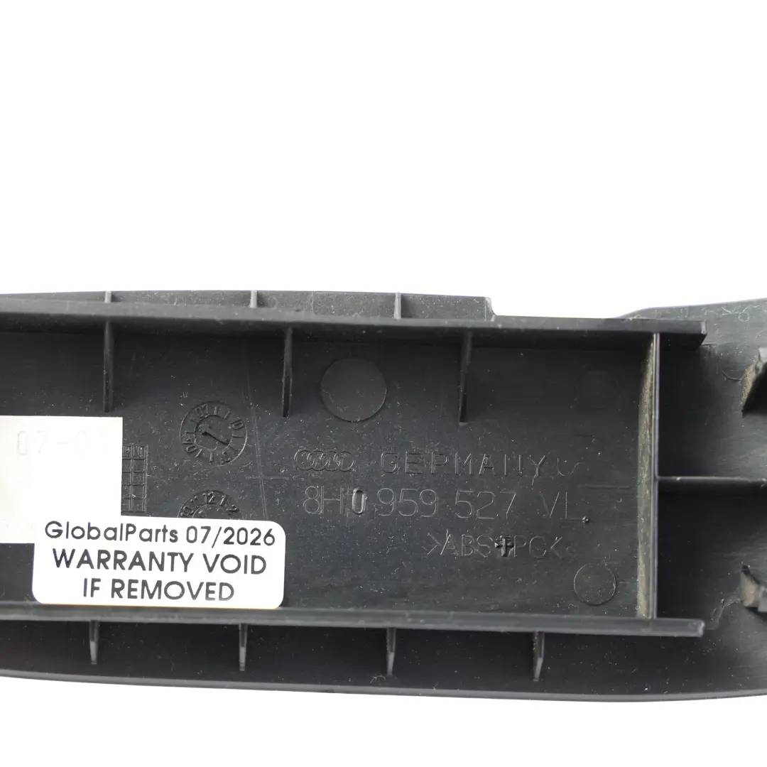 Door Card Dummy Cover Panel Front Left N/S to Audi A4 B7 with Part number 8H0959527 Audi A4 B7 Door Card Dummy Cover Panel Front Left N/S - SKU 8H0959527 - Part number 8H0959527