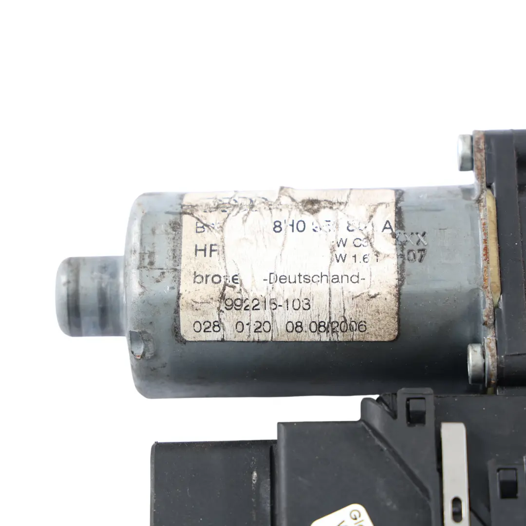 8H B7 Rear Door Window Regulator Motor Left N/S to Audi A4 S4 RS4 with Part number 8H0959801A Audi A4 S4 RS4 8H B7 Rear Door Window Regulator Motor Left N/S - SKU 8H0959801A - Part number 8H0959801A