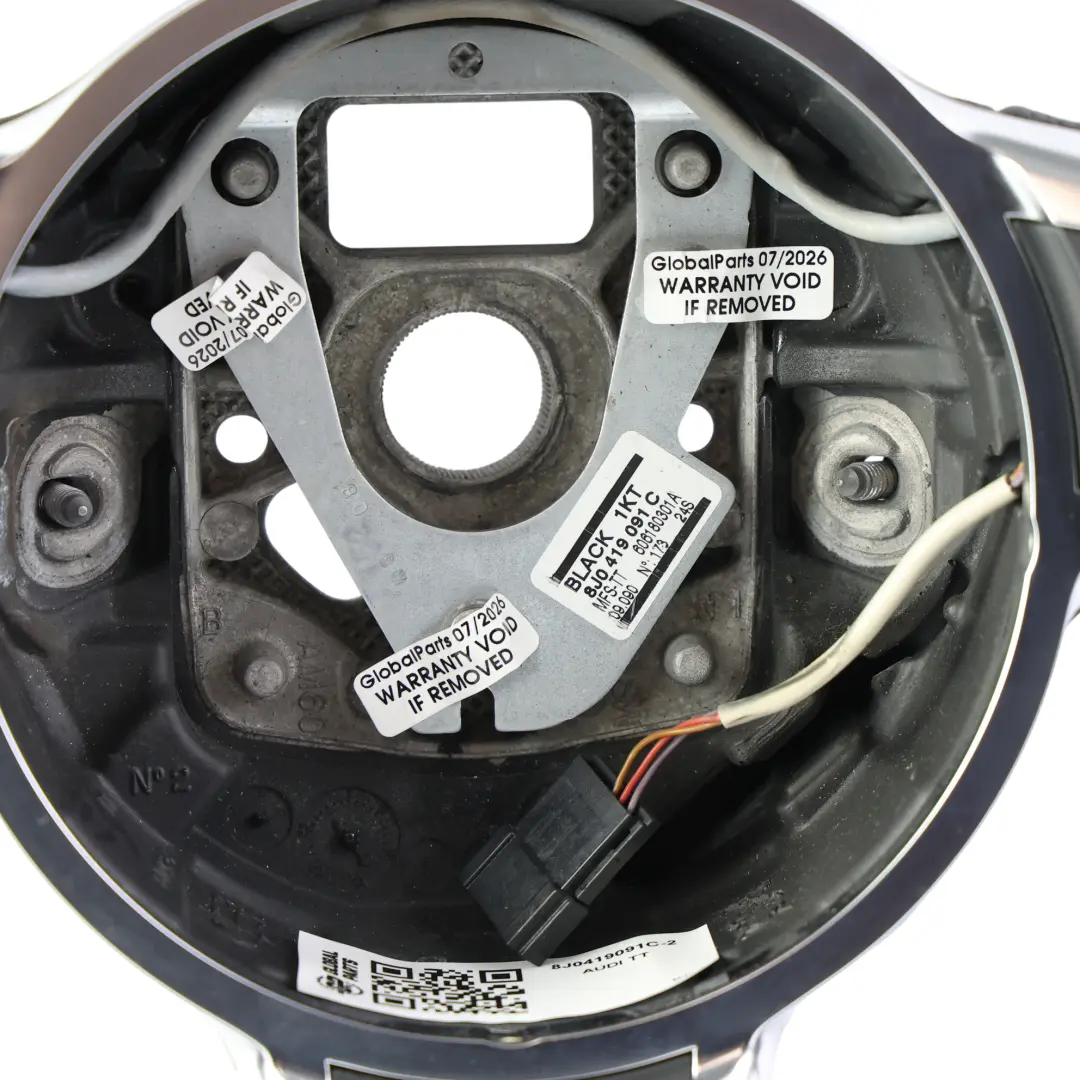 Steering Wheel NEW Black Leather Paddle Shift Flat Bottom to Audi TT 8J with Part number 8J0419091C Audi TT 8J Steering Wheel NEW Black Leather Paddle Shift Flat Bottom - SKU 8J0419091C-2 - Part number 8J0419091C
