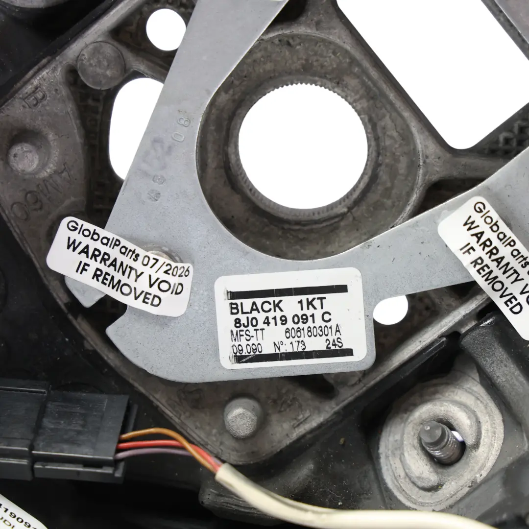 Volant NEUF Cuir Noir Palettes Fond Plat pour Audi TT 8J à propos du numéro de pièce 8J0419091C Audi TT 8J Volant NEUF Cuir Noir Palettes Fond Plat - SKU 8J0419091C-2 - Numéro de pièce 8J0419091C