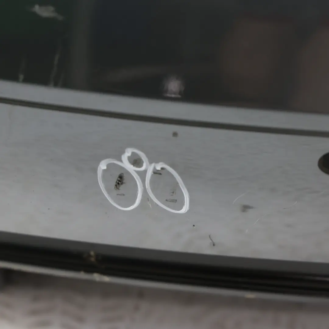 Audi TT 8J Rear Bumper Rear Trim Panel Covering Dolphin Grey Metallic - X7Z - SKU 8J0807303A-DGM - Part number 8J0807303A