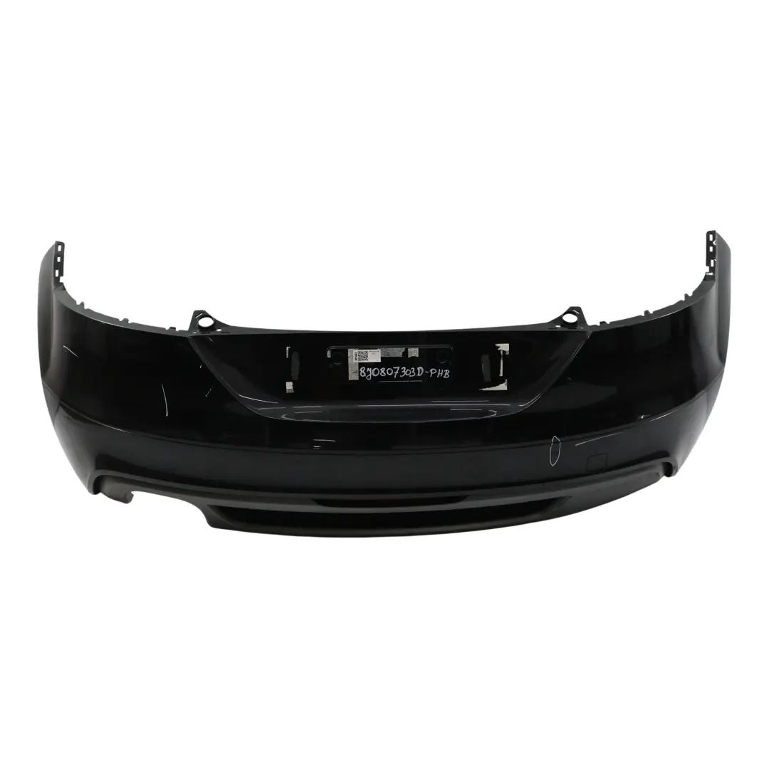 Audi TT TTS 8J Rear Bumper Trim Panel Covering Phantom Black - Z9Y - SKU 8J0807303D-PHB - Part number 8J0807303D
