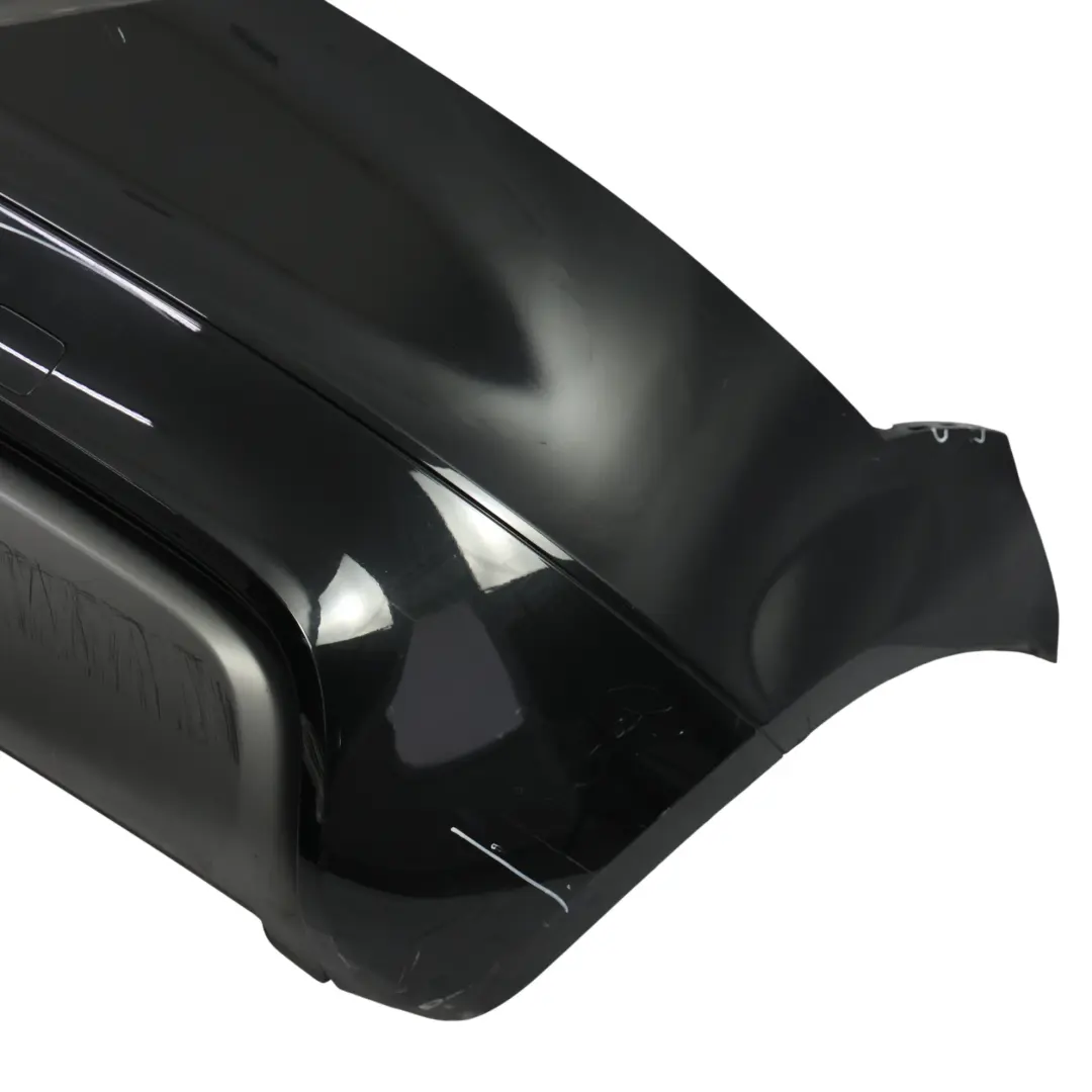 Bumper Trim Panel Covering Phantom Black - Z9Y to Audi TT TTS 8J Rear with Part number 8J0807303D Audi TT TTS 8J Rear Bumper Trim Panel Covering Phantom Black - Z9Y - SKU 8J0807303D-PHB - Part number 8J0807303D