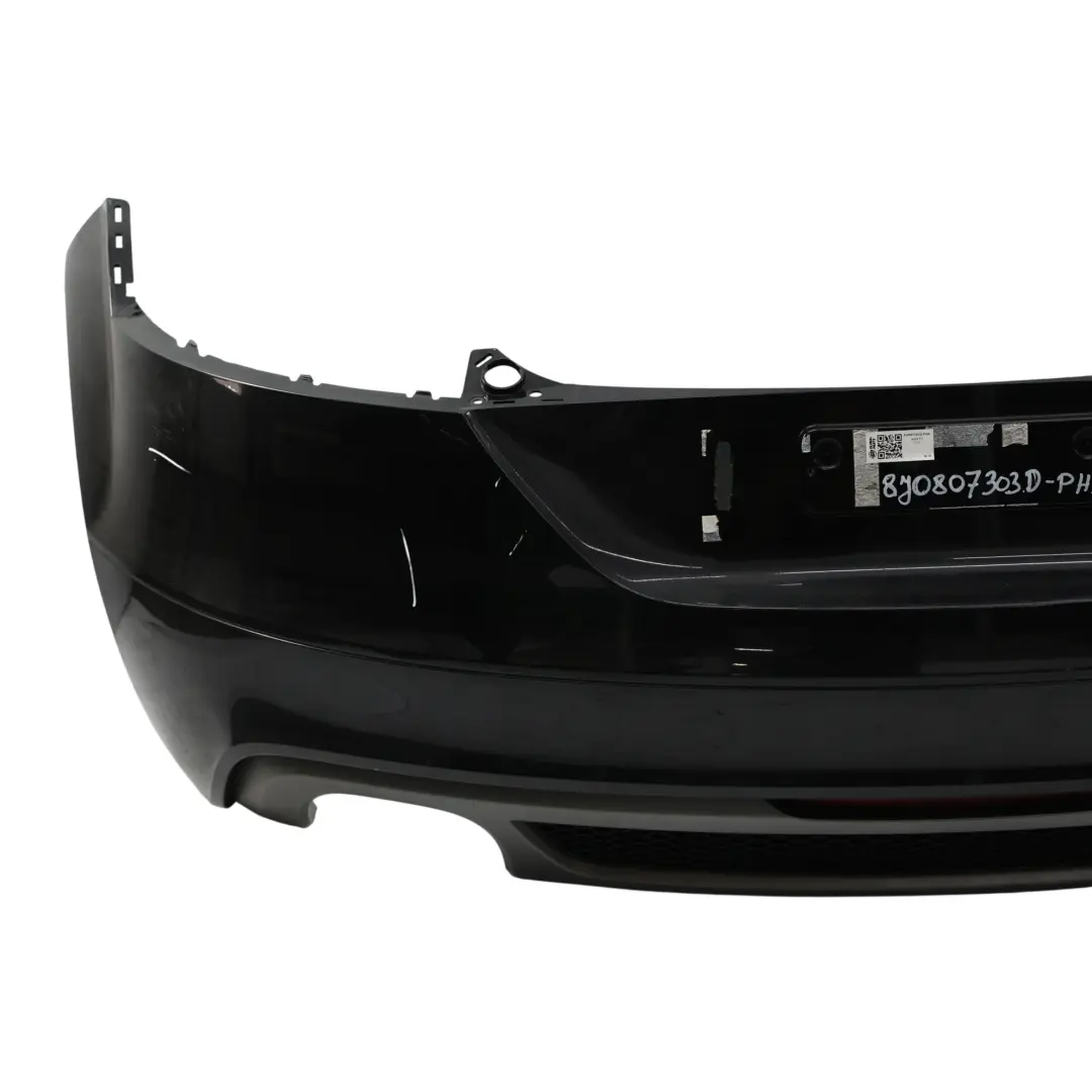 Listwa Zderzaka Tylnego Czarny Phantom Z9Y do Audi TT TTS 8J o numerze 8J0807303D Audi TT TTS 8J Listwa Zderzaka Tylnego Czarny Phantom Z9Y - SKU 8J0807303D-PHB - Numer Części 8J0807303D