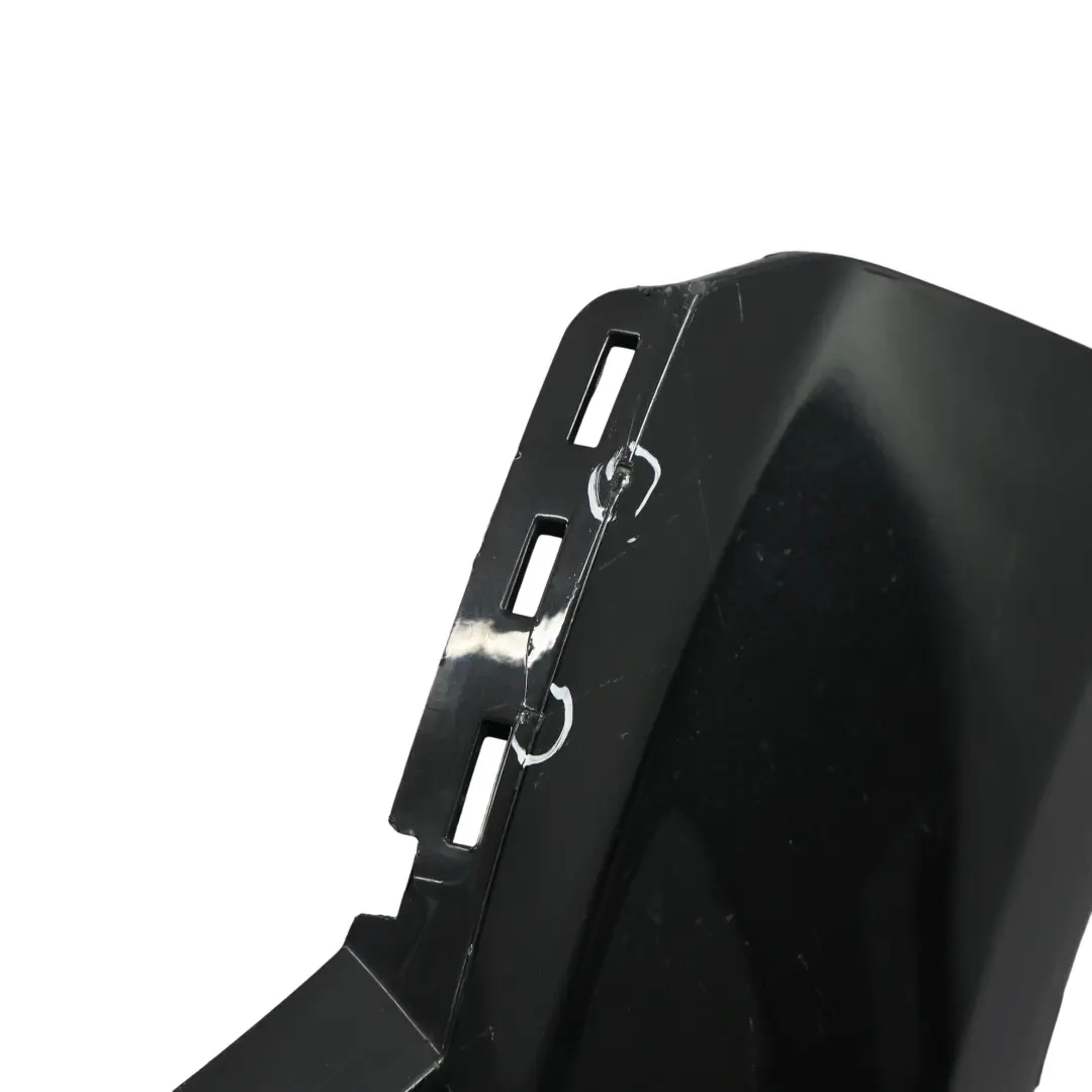 Bumper Trim Panel Covering Phantom Black - Z9Y to Audi TT TTS 8J Rear with Part number 8J0807303D Audi TT TTS 8J Rear Bumper Trim Panel Covering Phantom Black - Z9Y - SKU 8J0807303D-PHB - Part number 8J0807303D