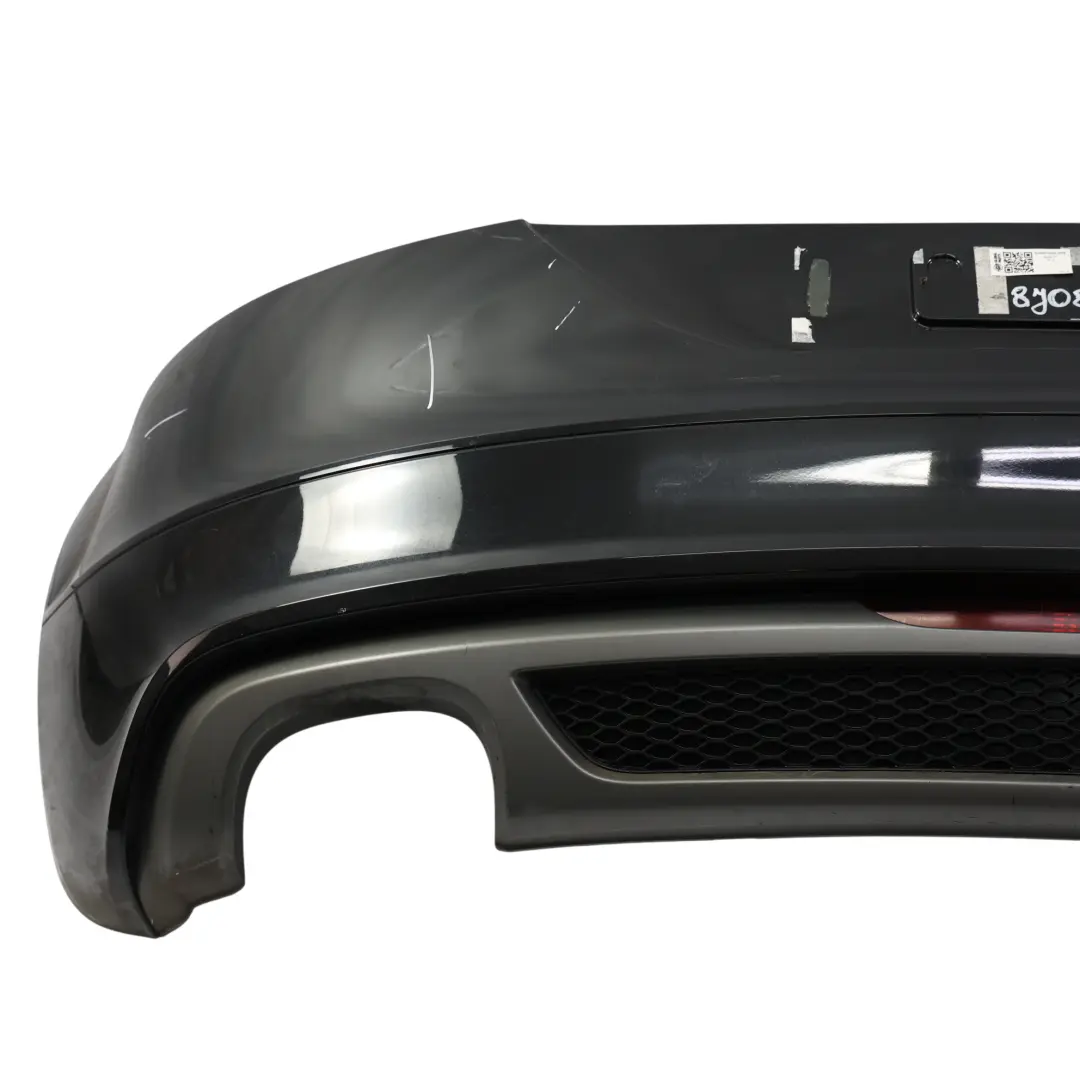 Audi TT TTS 8J Rear Bumper Trim Panel Covering Phantom Black - Z9Y - SKU 8J0807303D-PHB - Part number 8J0807303D