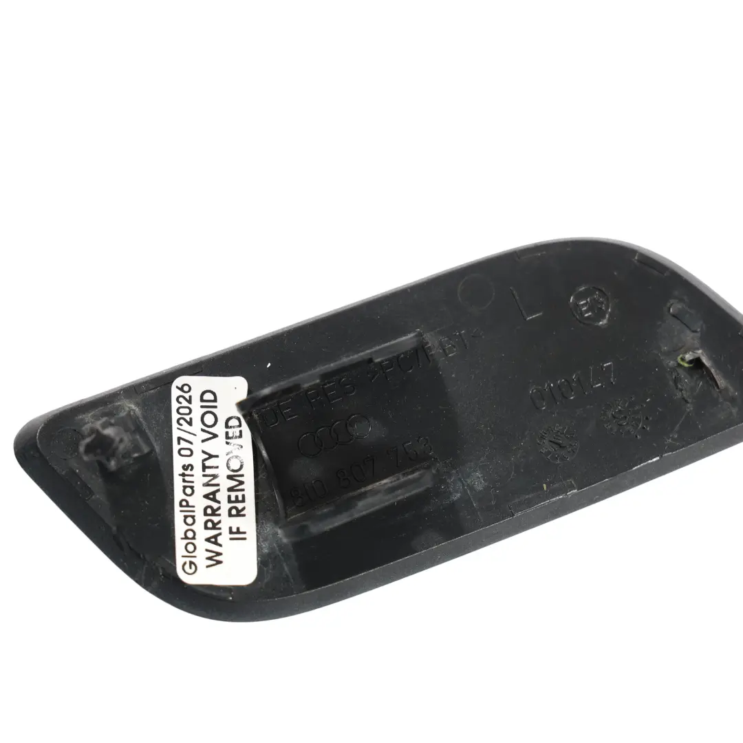 Cache Lave-Phare Gauche Gris Dauphin Métallisé X7Z pour Audi TT 8J à propos du numéro de pièce 8J0807753 Audi TT 8J Cache Lave-Phare Gauche Gris Dauphin Métallisé X7Z - SKU 8J0807753-DGM - Numéro de pièce 8J0807753