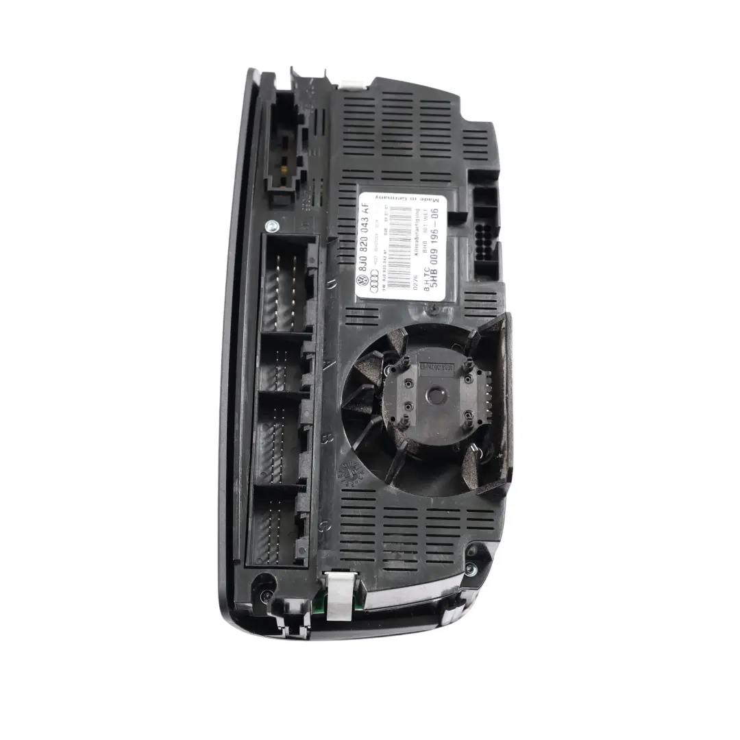 Panneau Commande Climatisation Chauffage pour Audi TT 8J à propos du numéro de pièce 8J0820043AF Audi TT 8J Panneau Commande Climatisation Chauffage - SKU 8J0820043AF - Numéro de pièce 8J0820043AF