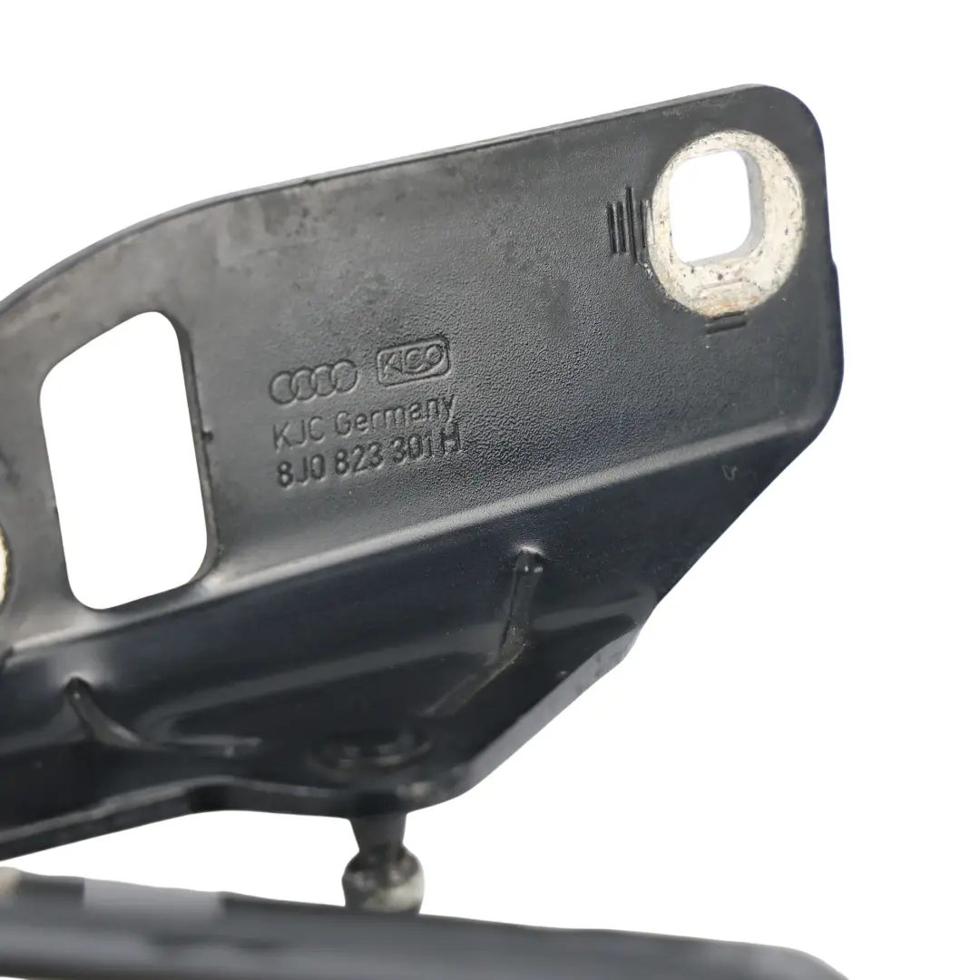 Audi TT 8J Charnière Capot Avant Gauche Noir Brillant Y9B - SKU 8J0823301H-BBL - Numéro de pièce 8J0823301H