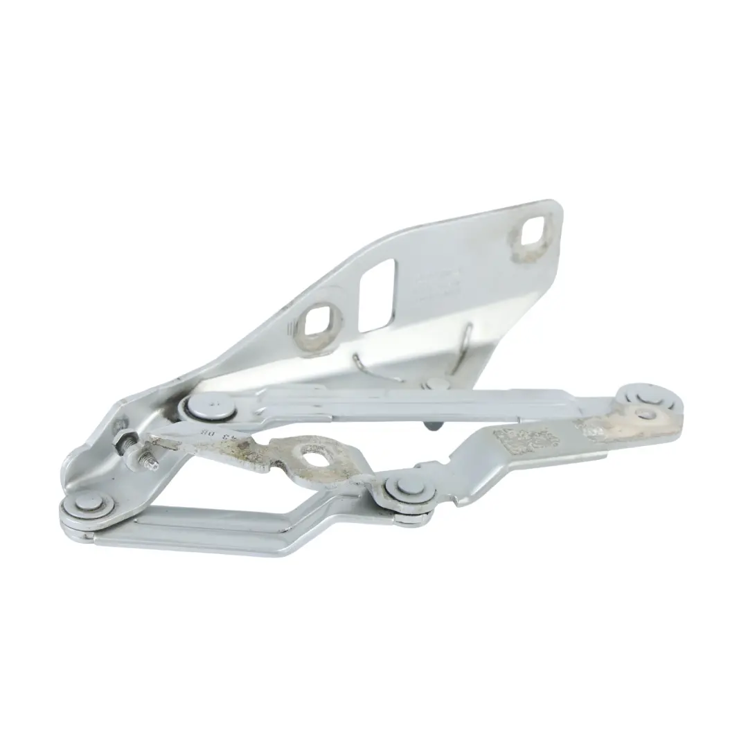 Front Bonnet Hood Hinge Left N/S Ice Silver Metallic - X7W to Audi TT 8J with Part number 8J0823301H Audi TT 8J Front Bonnet Hood Hinge Left N/S Ice Silver Metallic - X7W - SKU 8J0823301H-ICS - Part number 8J0823301H