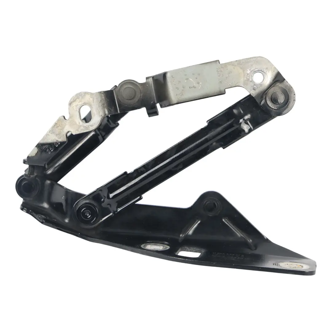 Front Bonnet Hood Hinge Right O/S Brilliant Black Metallic - Y9B to Audi TT 8J with Part number 8J0823302H Audi TT 8J Front Bonnet Hood Hinge Right O/S Brilliant Black Metallic - Y9B - SKU 8J0823302H-BBL - Part number 8J0823302H