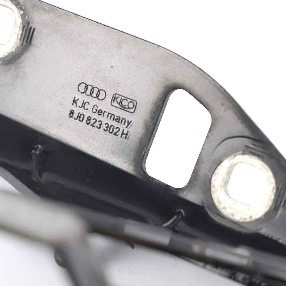 Audi TT 8J Zawias Maski Przedni Prawy Czarny Brillant Metaliczny Y9B - SKU 8J0823302H-BBL - Numer Części 8J0823302H