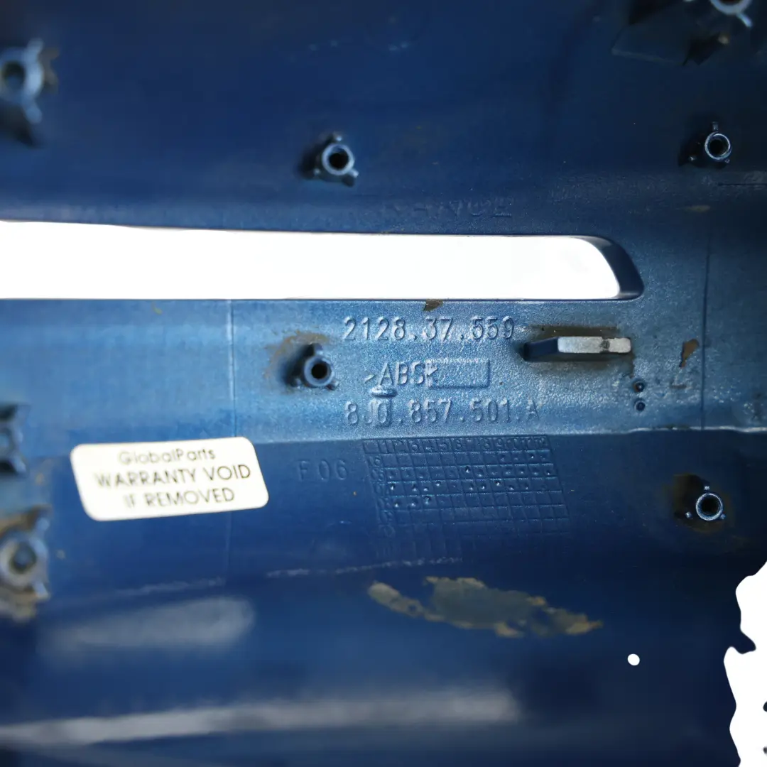 Audi TT 8J Espejo Retrovisor Puerta Izquierdo Azul Aruba Pearl X5V - SKU 8J0857501A-ARB - Número de pieza 8J0857501A