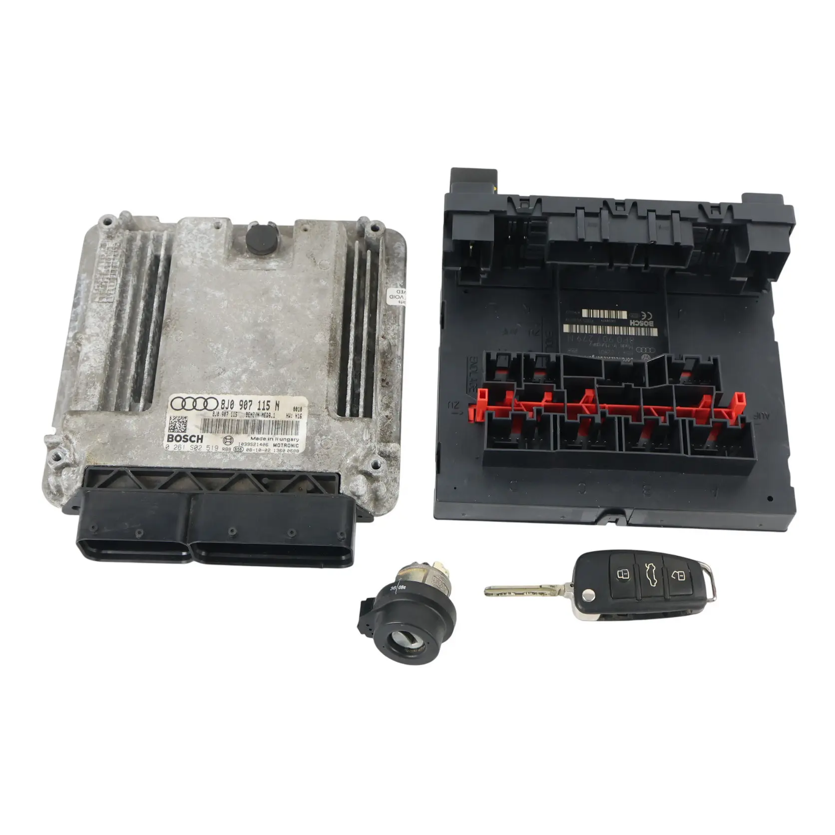 Audi TT 8J 2.0 TFSI BWA 200HP Motor Steuergerät ECU Kit 8J0907115N Manuell