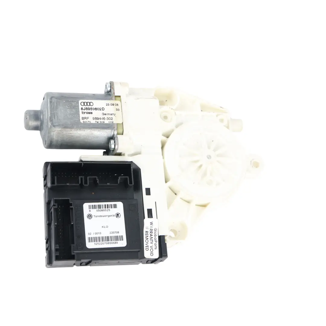 Audi TT 8J Centralina Motore Alzacristallo Anteriore Lato Passeggero - SKU 8J8959802D - Numero di parte 8J8959802D