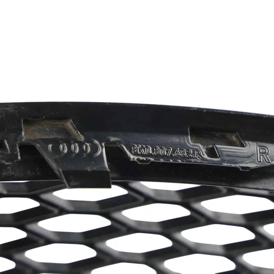 Audi A4 B8 Front Bumper Fog Light Grille Cover Trim Panel Right O/S - SKU 8K0807682R - Part number 8K0807682R