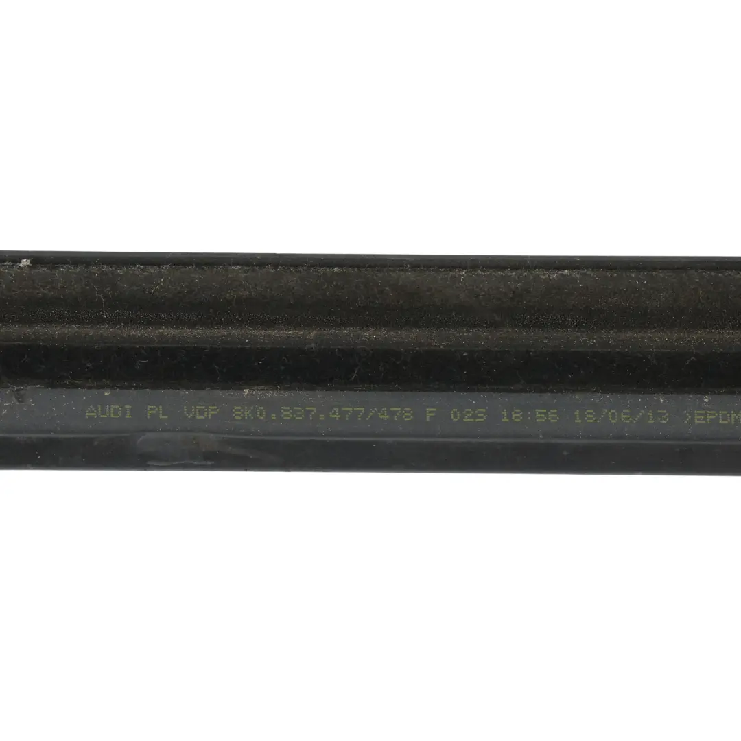 Audi A4 B8 Fensterleiste Tür Vorne Links Zierleiste Dichtung - SKU 8K0837477F - Teilenummer 8K0837477F