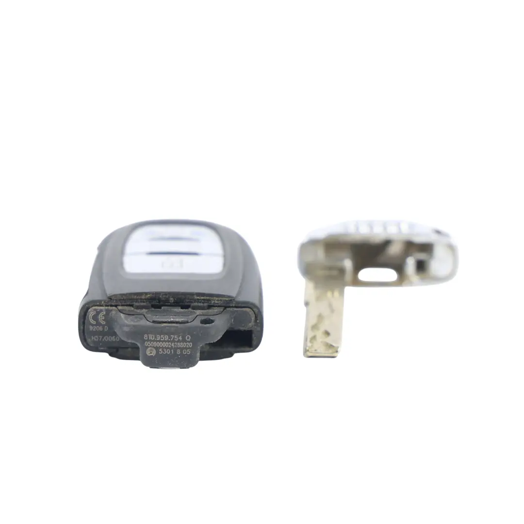 Audi S5 8T Unité Contrôle Clé Télécommande Démarrage Smart 8T0959754Q - SKU 8K0959754Q - Numéro de pièce 8K0959754Q