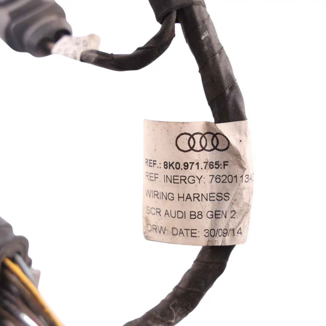 AdBlue Additive Fuel Tank Wiring Loom 2.0 TDI to Audi A4 B8 A5 8T with Part number 8K0971765F Audi A4 B8 A5 8T AdBlue Additive Fuel Tank Wiring Loom 2.0 TDI - SKU 8K0971765F - Part number 8K0971765F