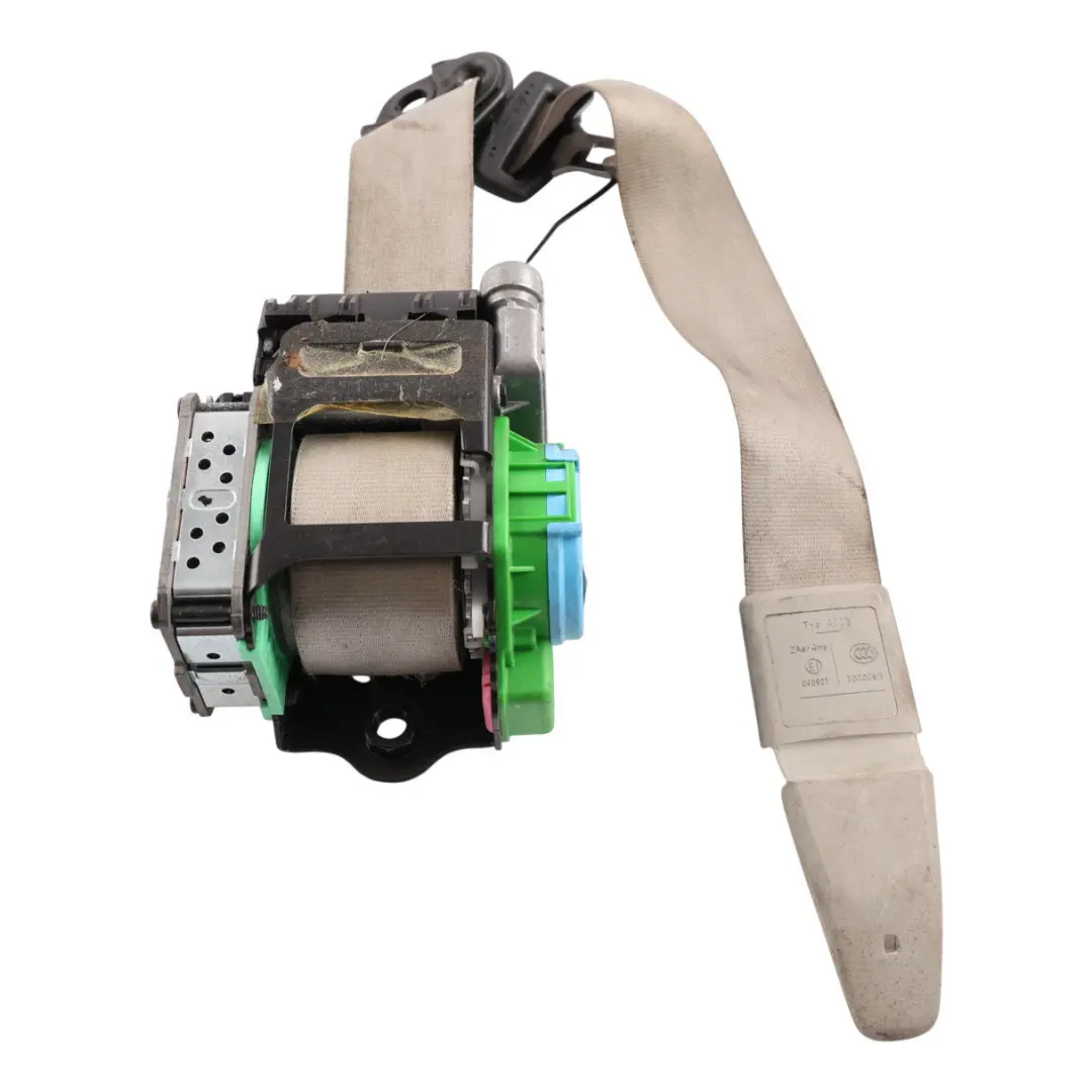 Audi A4 B8 Seatbelt Front Right O/S Upper Seat Belt Beige - SKU 8K1857706K-2 - Part number 8K1857706K