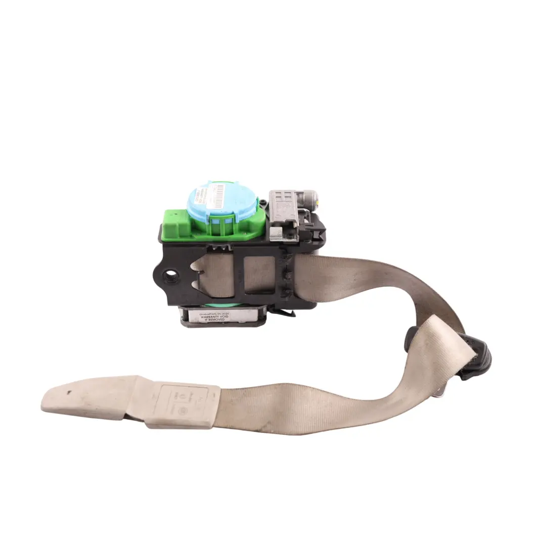 Audi A4 B8 Seatbelt Front Right O/S Upper Seat Belt Beige - SKU 8K1857706K-2 - Part number 8K1857706K