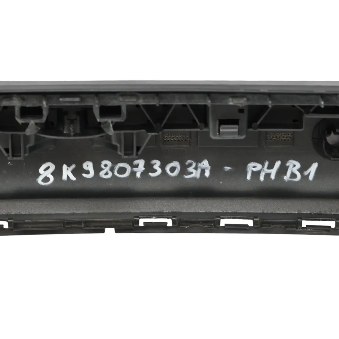 Audi A4 S4 B8 Avant Rear Bumper Trim Panel Cover Phantom Black - Z9Y - SKU 8K9807303A-PHB1 - Part number 8K9807303A