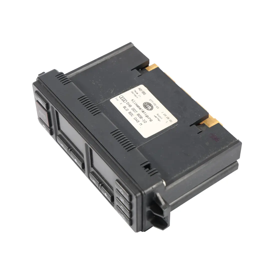 8L Heater Climate Control Panel Climatronic Display ECU Unit to Audi A3 with Part number 8L0820043M Audi A3 8L Heater Climate Control Panel Climatronic Display ECU Unit - SKU 8L0820043M - Part number 8L0820043M