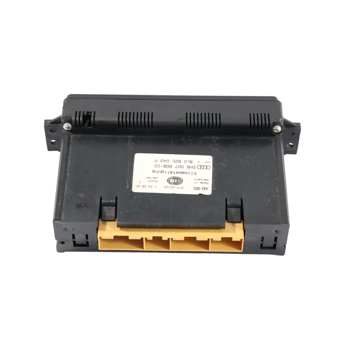 Audi A3 8L Heater Climate Control Panel Climatronic Display ECU Unit - SKU 8L0820043M - Part number 8L0820043M