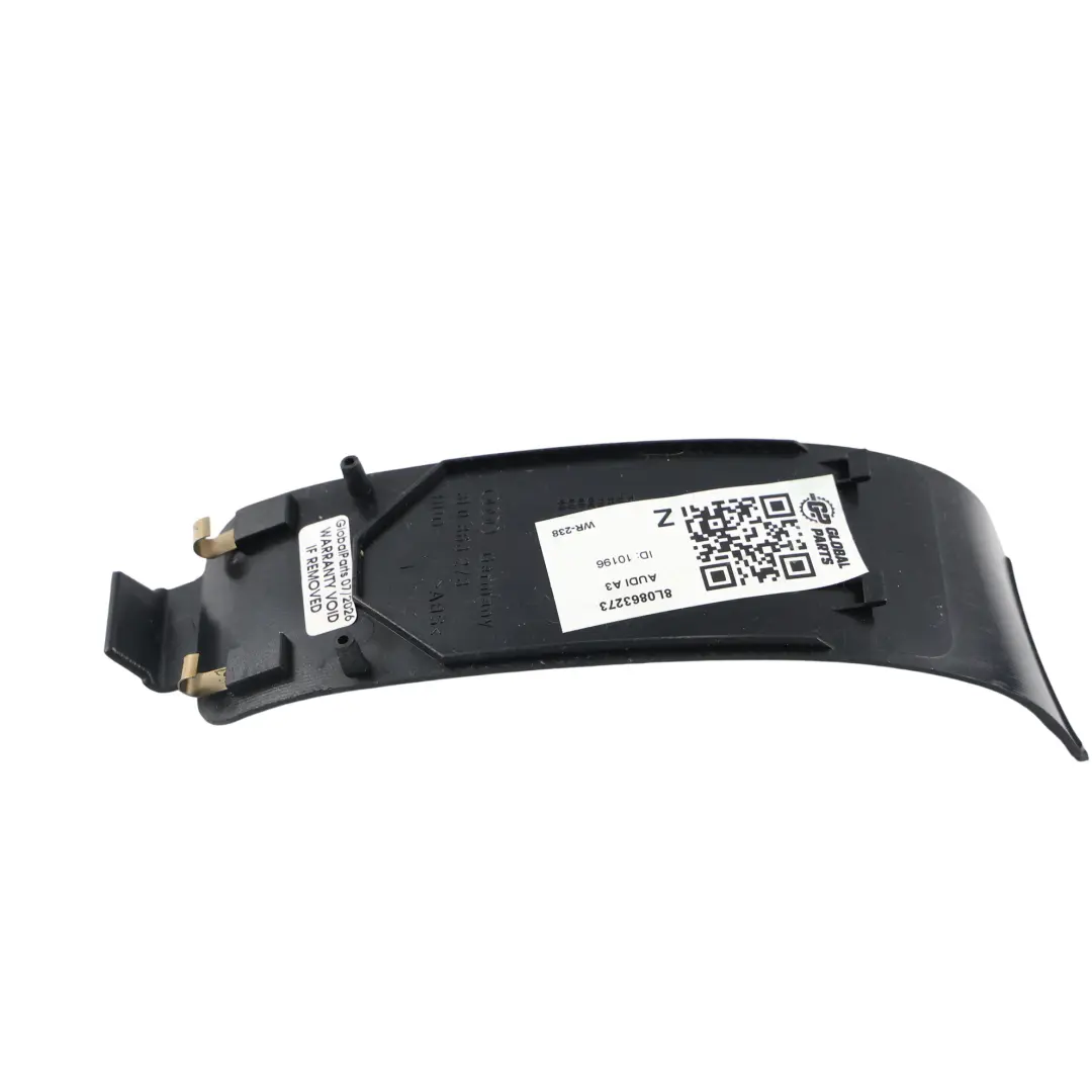 8L Rear Centre Console Diagnostic Plug Cover Trim Panel Black to Audi A3 with Part number 8L0863273 Audi A3 8L Rear Centre Console Diagnostic Plug Cover Trim Panel Black - SKU 8L0863273 - Part number 8L0863273