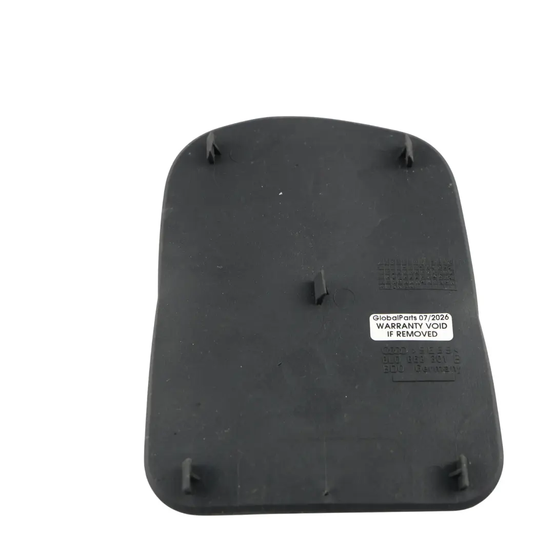Audi A3 8L Centre Console Rubber Insert Mat Cover Trim Black - SKU 8L0863301B - Part number 8L0863301B