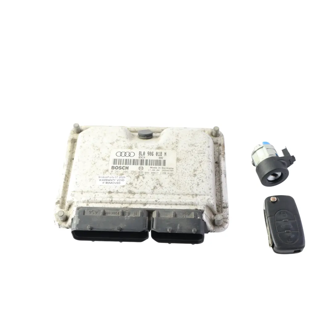Audi A3 8L Motor Steuergerät Kit APY 1.8 Benzin Quattro 210HP - SKU 8L0906018N - Teilenummer 8L0906018N