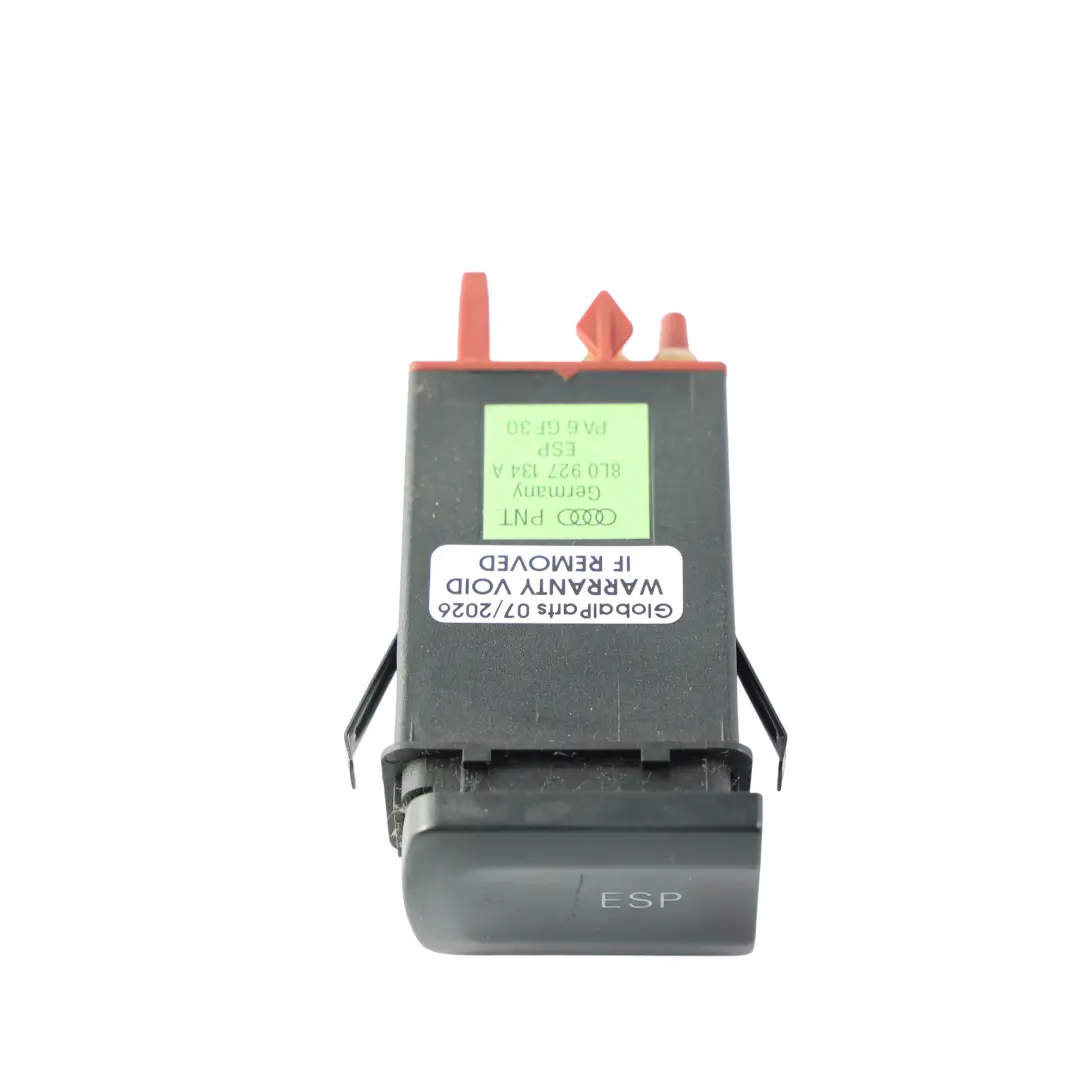 8L ESP Button Switch to Audi A3 with Part number 8L0927134A Audi A3 8L ESP Button Switch - SKU 8L0927134A - Part number 8L0927134A