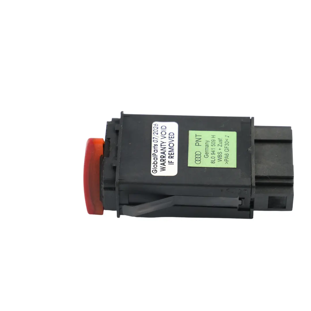 Audi A3 8L Konsole Warnblinkschalter Notlicht Taste - SKU 8L0941509H - Teilenummer 8L0941509H