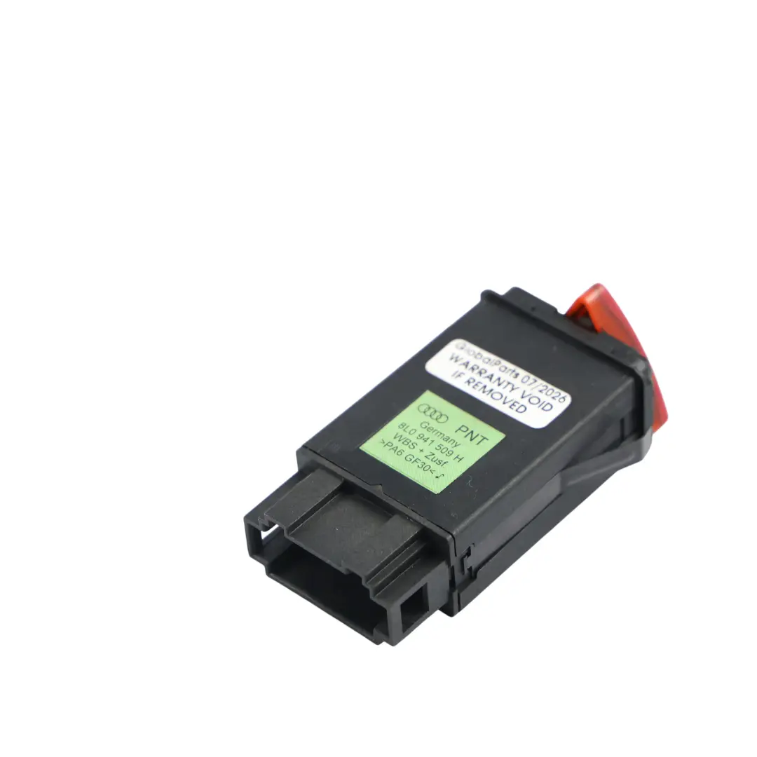 Audi A3 8L Consola Interruptor Luces Emergencia Botón - SKU 8L0941509H - Número de pieza 8L0941509H